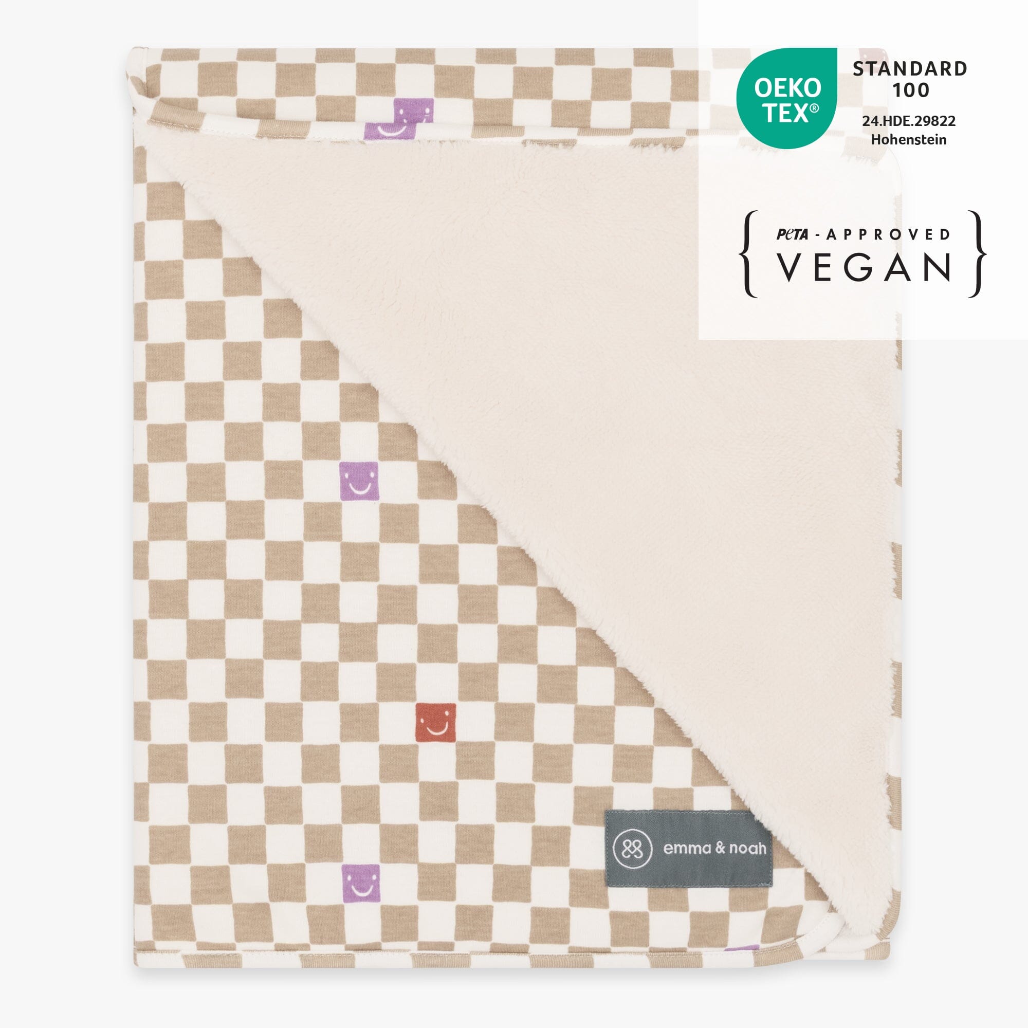 Kuscheldecke | Check Smile