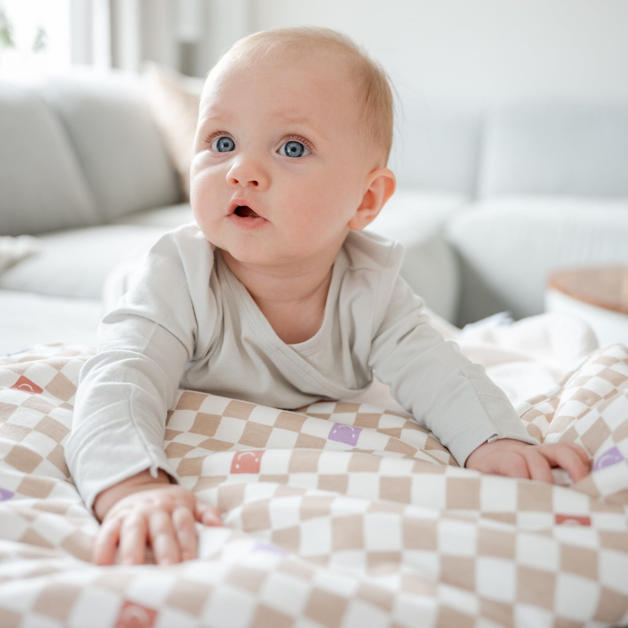 Kuscheldecke | Check Smile
