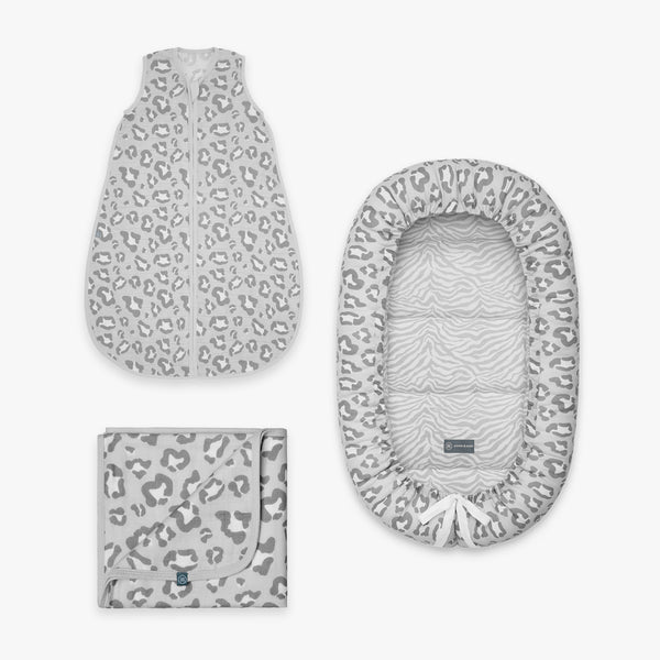 Kuschel Bundle | Schlafsack 0.5 TOG | Leo Grau