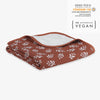 emma & noah - Kuscheldecke | Floral Mocca
