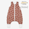 emma & noah - Schlafsack mit Füßen 2.5 TOG | Floral Mocca