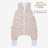 emma & noah - Schlafsack mit Füßen 2.5 TOG | Leo Beige
