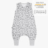emma & noah - Schlafsack mit Füßen 2.5 TOG | Leo Grau