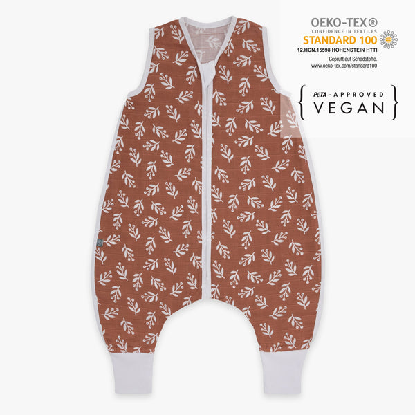Schlafsack mit Füßen 0.5 TOG | Floral Mocca
