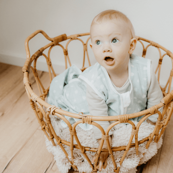 Kuschel Bundle | Schlafsack 2.5 TOG | Punkte Mint