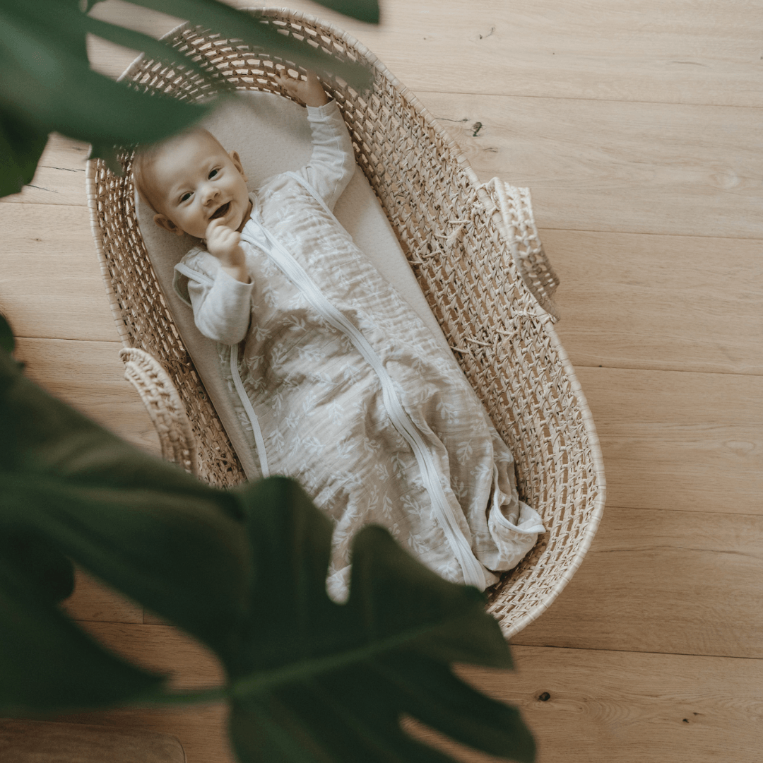 Musselin Schlafsack 0.5 TOG | Floral Sand