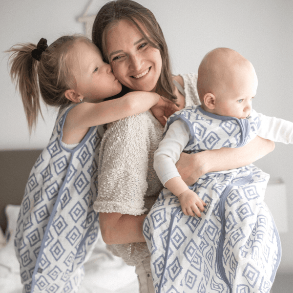 Erstausstattung Bundle | Schlafsack 0.5 TOG | Rauten Blau